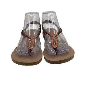 Havaianas Elegant Brown Sandals size 8M